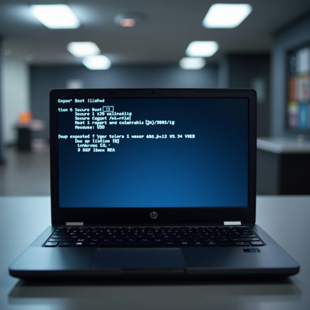 Hoe secure boot uit te schakelen op een HP-laptop met Windows 11